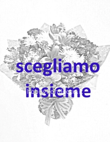 Omaggio di piante o fiori da concordare al nostro numero di telefono. 0832 316423